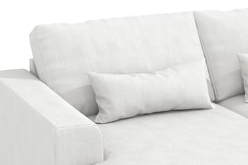 Copenhagen 5-sits Högervänd U-formad Soffa med Divan och Schäslong i Tyg - Vit - Möbler - Soffa - U-soffa