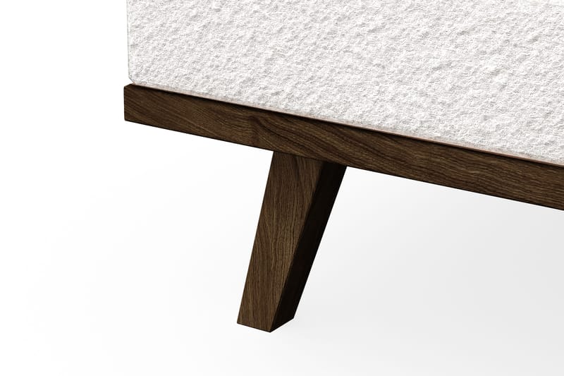 Copenhagen 5-sits Vänstervänd U-formad Soffa med Divan och Schäslong i Bouclé - Vit - Möbler - Soffa - U-soffa