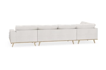 Copenhagen 5-sits Vänstervänd U-formad Soffa med Divan och Schäslong i Bouclé - Vit - Möbler - Soffa - U-soffa