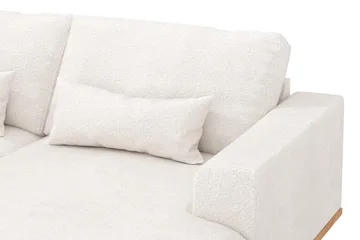 Copenhagen 5-sits Vänstervänd U-formad Soffa med Divan och Schäslong i Bouclé - Vit - Möbler - Soffa - U-soffa