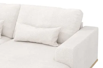 Copenhagen 5-sits Vänstervänd U-formad Soffa med Divan och Schäslong i Bouclé - Vit - Möbler - Soffa - U-soffa