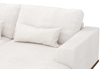Copenhagen 5-sits Vänstervänd U-formad Soffa med Divan och Schäslong i Bouclé - Vit - Möbler - Soffa - U-soffa