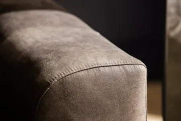 Copenhagen 5-sits Vänstervänd U-formad Soffa med Divan och Schäslong i Konstläder - Mörkgrå - Möbler - Soffa - U-soffa