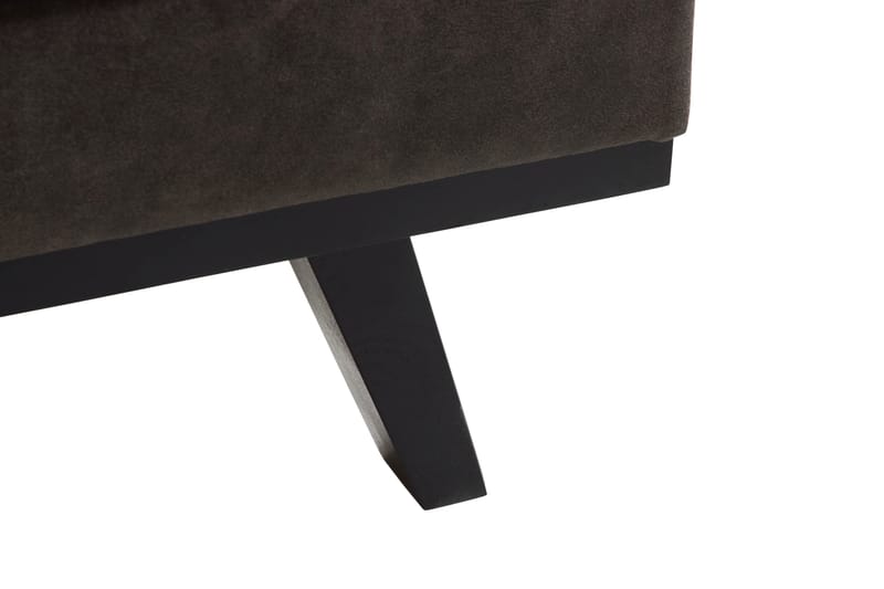 Copenhagen 5-sits Vänstervänd U-formad Soffa med Divan och Schäslong i Konstläder - Mörkgrå - Möbler - Soffa - U-soffa