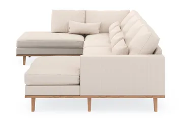 Copenhagen 5-sits Vänstervänd U-formad Soffa med Divan och Schäslong i Manchester - Beige - Möbler - Soffa - U-soffa