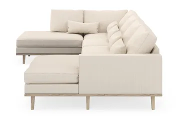 Copenhagen 5-sits Vänstervänd U-formad Soffa med Divan och Schäslong i Manchester - Beige - Möbler - Soffa - U-soffa