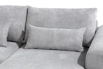 Copenhagen 5-sits Vänstervänd U-formad Soffa med Divan och Schäslong i Manchester - Ljusgrå - Möbler - Soffa - U-soffa