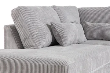 Copenhagen 5-sits Vänstervänd U-formad Soffa med Divan och Schäslong i Manchester - Ljusgrå - Möbler - Soffa - U-soffa
