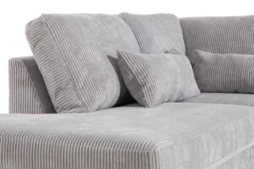 Copenhagen 5-sits Vänstervänd U-formad Soffa med Divan och Schäslong i Manchester - Ljusgrå - Möbler - Soffa - U-soffa