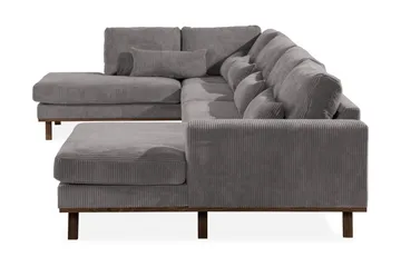 Copenhagen 5-sits Vänstervänd U-formad Soffa med Divan och Schäslong i Manchester - Mörkgrå - Möbler - Soffa - U-soffa