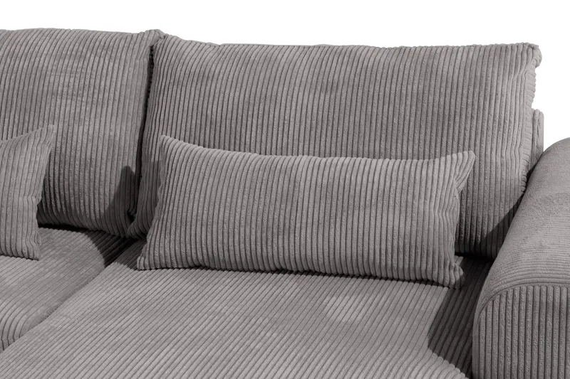Copenhagen 5-sits Vänstervänd U-formad Soffa med Divan och Schäslong i Manchester - Mörkgrå - Möbler - Soffa - U-soffa