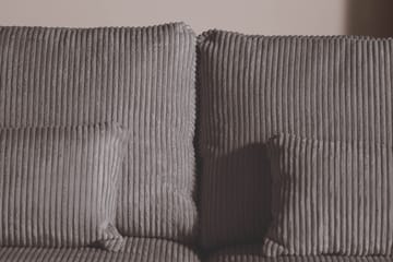 Copenhagen 5-sits Vänstervänd U-formad Soffa med Divan och Schäslong i Manchester - Mörkgrå - Möbler - Soffa - U-soffa