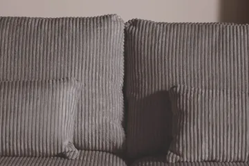 Copenhagen 5-sits Vänstervänd U-formad Soffa med Divan och Schäslong i Manchester - Mörkgrå - Möbler - Soffa - U-soffa