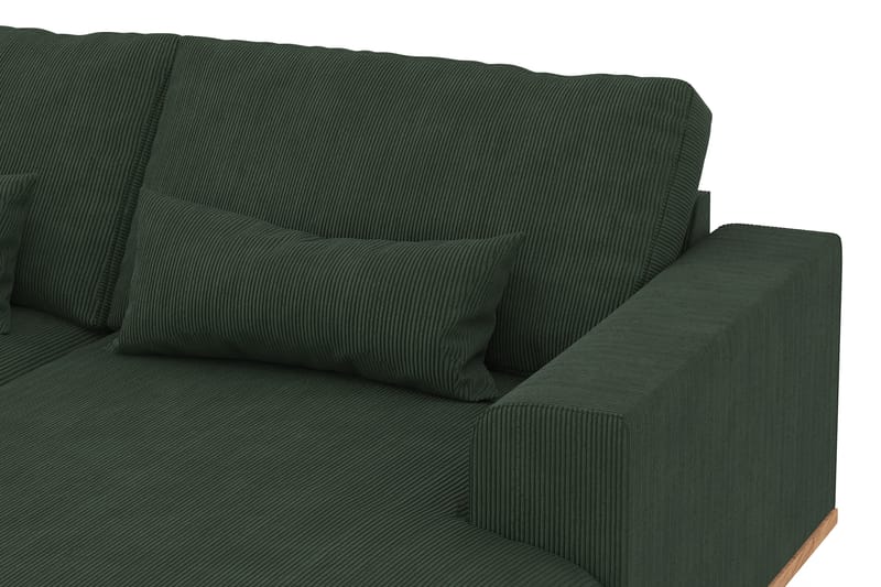 Copenhagen 5-sits Vänstervänd U-formad Soffa med Divan och Schäslong i Manchester - Mörkgrön - Möbler - Soffa - U-soffa
