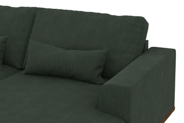 Copenhagen 5-sits Vänstervänd U-formad Soffa med Divan och Schäslong i Manchester - Mörkgrön - Möbler - Soffa - U-soffa