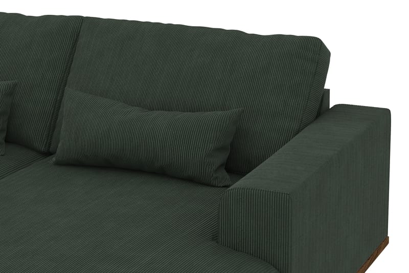 Copenhagen 5-sits Vänstervänd U-formad Soffa med Divan och Schäslong i Manchester - Mörkgrön - Möbler - Soffa - U-soffa