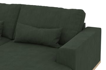 Copenhagen 5-sits Vänstervänd U-formad Soffa med Divan och Schäslong i Manchester - Mörkgrön - Möbler - Soffa - U-soffa