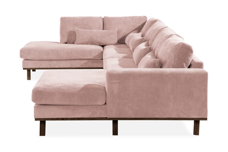 Copenhagen 5-sits Vänstervänd U-formad Soffa med Divan och Schäslong i Manchester - Rosa - Möbler - Soffa - U-soffa
