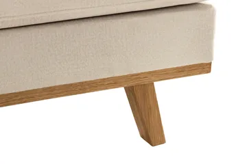 Copenhagen 5-sits Vänstervänd U-formad Soffa med Divan och Schäslong i Sammet - Beige - Möbler - Soffa - U-soffa