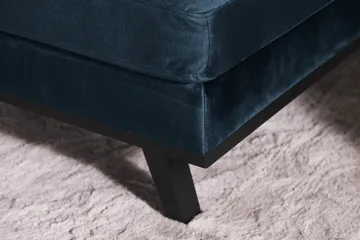 Copenhagen 5-sits Vänstervänd U-formad Soffa med Divan och Schäslong i Sammet - Blå - Möbler - Soffa - U-soffa