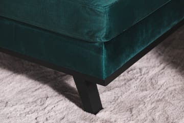 Copenhagen 5-sits Vänstervänd U-formad Soffa med Divan och Schäslong i Sammet - Grön - Möbler - Soffa - U-soffa
