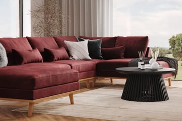 Copenhagen 5-sits Vänstervänd U-formad Soffa med Divan och Schäslong i Sammet - Lila - Möbler - Soffa - U-soffa