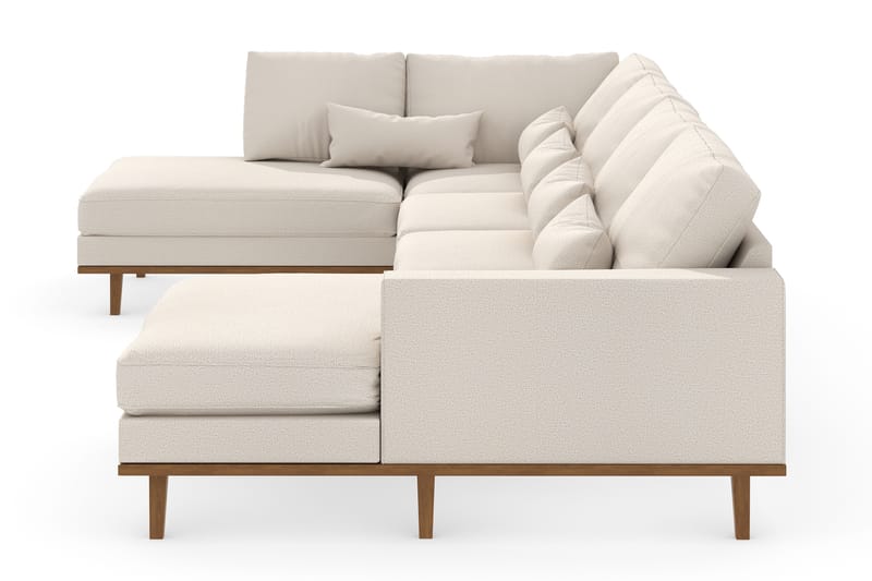 Copenhagen 5-sits Vänstervänd U-formad Soffa med Divan och Schäslong i Tyg - Beige - Möbler - Soffa - U-soffa