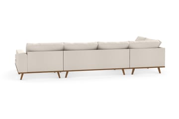 Copenhagen 5-sits Vänstervänd U-formad Soffa med Divan och Schäslong i Tyg - Beige - Möbler - Soffa - U-soffa