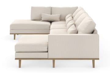 Copenhagen 5-sits Vänstervänd U-formad Soffa med Divan och Schäslong i Tyg - Beige - Möbler - Soffa - U-soffa