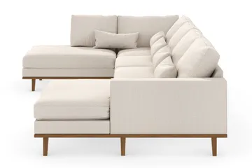 Copenhagen 5-sits Vänstervänd U-formad Soffa med Divan och Schäslong i Tyg - Beige - Möbler - Soffa - U-soffa