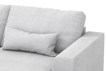Copenhagen 5-sits Vänstervänd U-formad Soffa med Divan och Schäslong i Tyg - Ljusgrå - Möbler - Soffa - U-soffa