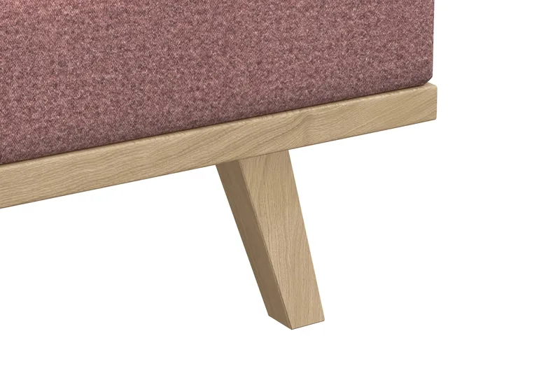 Copenhagen 5-sits Vänstervänd U-formad Soffa med Divan och Schäslong i Tyg - Rosa - Möbler - Soffa - U-soffa