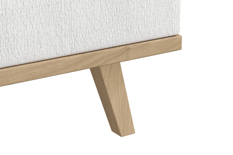 Copenhagen 5-sits Vänstervänd U-formad Soffa med Divan och Schäslong i Tyg - Vit - Möbler - Soffa - U-soffa