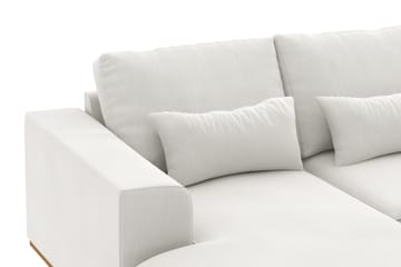 Copenhagen Compact 4-sits Högervänd U-formad Soffa med Divan och Schäslong i Tyg - Ljusgrå - Möbler - Soffa - U-soffa