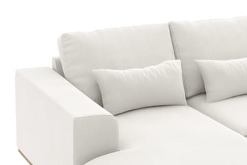 Copenhagen Compact 4-sits Högervänd U-formad Soffa med Divan och Schäslong i Tyg - Ljusgrå - Möbler - Soffa - U-soffa