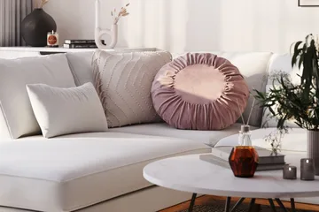 Copenhagen Compact 4-sits Högervänd U-formad Soffa med Divan och Schäslong i Tyg - Ljusgrå - Möbler - Soffa - U-soffa