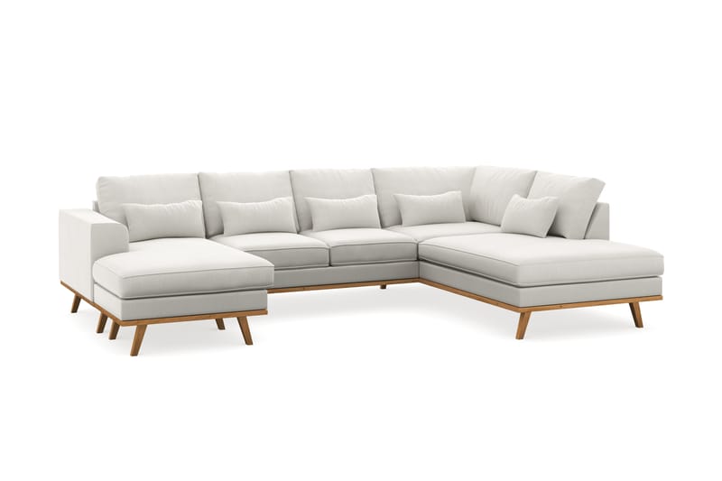 Copenhagen Compact 4-sits U Soffa Divan Vänster Schäslong Höger - Beige - Möbler - Soffa - U-soffa