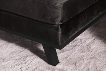 Copenhagen Stor U Soffa Sammet med Divan och Schäslong Vänster - Grå - Möbler - Soffa - U-soffa