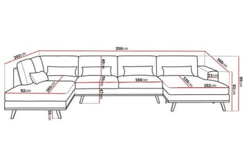 Copenhagen U-Soffa - Grå - Möbler - Soffa - U-soffa