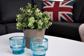 Crazy 4-sits Högervänd U-formad Large Soffa med Divan och Schäslong i Konstläder - Svart - Möbler - Soffa - Divansoffa & schäslongsoffa - 4 sits soffa med divan