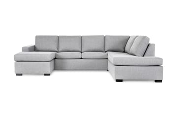 Crazy 4-sits Högervänd U-formad Large Soffa med Divan och Schäslong i Tyg