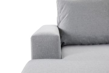 Crazy 4-sits Högervänd U-formad Large Soffa med Divan och Schäslong i Tyg - Grå - Möbler - Soffa - U-soffa