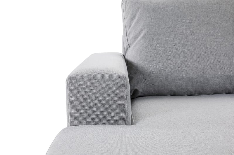 Crazy 4-sits Högervänd U-formad Large Soffa med Divan och Schäslong i Tyg - Grå - Möbler - Soffa - U-soffa
