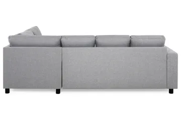 Crazy 4-sits Högervänd U-formad Large Soffa med Divan och Schäslong i Tyg - Grå - Möbler - Soffa - U-soffa