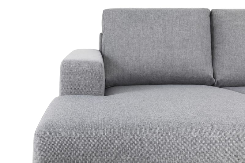 Crazy 4-sits Högervänd U-formad Large Soffa med Divan och Schäslong i Tyg - Grå - Möbler - Soffa - U-soffa