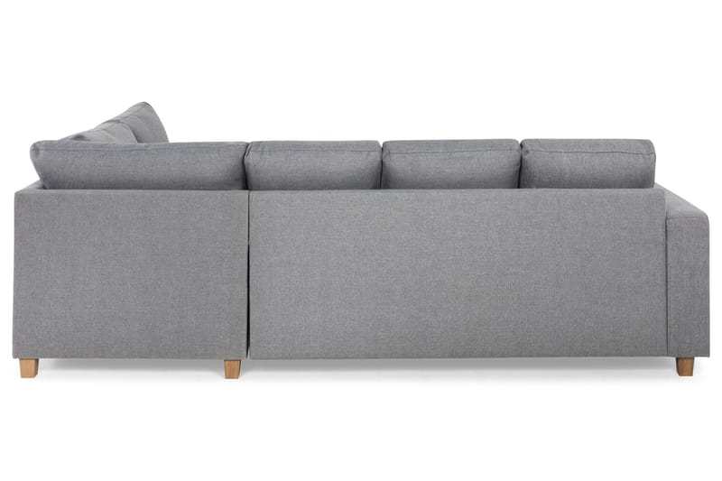 Crazy 4-sits Högervänd U-formad Large Soffa med Divan och Schäslong i Tyg - Grå - Möbler - Soffa - U-soffa