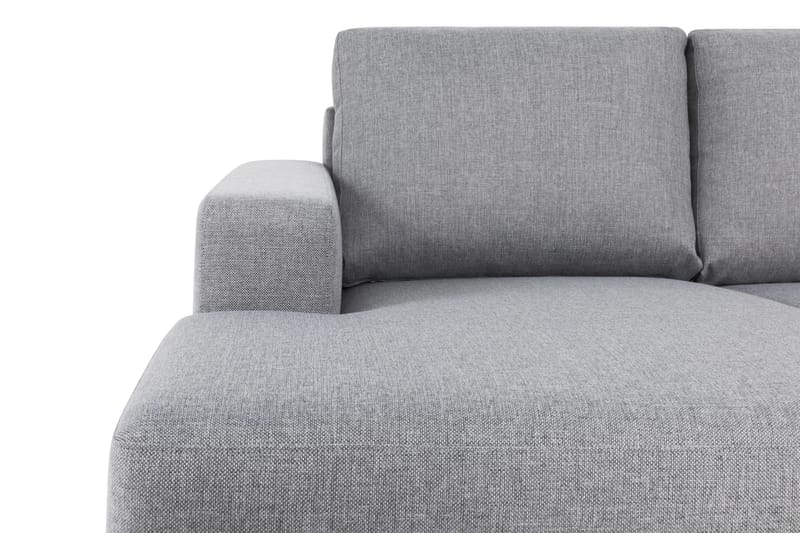 Crazy 4-sits Högervänd U-formad Large Soffa med Divan och Schäslong i Tyg - Grå - Möbler - Soffa - U-soffa