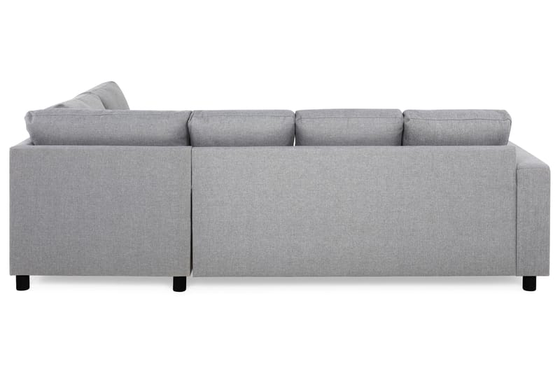 Crazy 4-sits Högervänd U-formad Large Soffa med Divan och Schäslong i Tyg - Grå - Möbler - Soffa - U-soffa