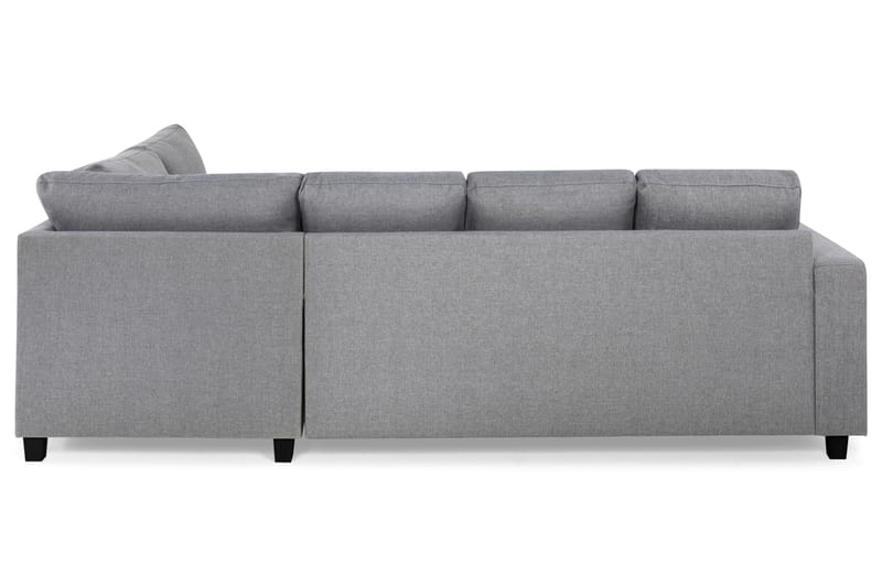Crazy 4-sits Högervänd U-formad Large Soffa med Divan och Schäslong i Tyg - Grå - Möbler - Soffa - U-soffa