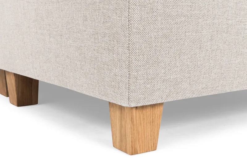 Crazy 4-sits Högervänd U-formad Small Soffa med Divan och Schäslong i Tyg - Beige - Möbler - Soffa - Divansoffa & schäslongsoffa - 4 sits soffa med divan